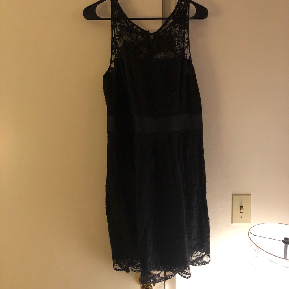 Black Lace Dress - BB Dakota size 12 - Picture 3 of 5